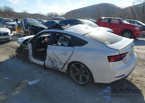 2019 Audi S5 3.0T Premium z USA, uszkodzony, nr VIN WAUC4CF54KA077406